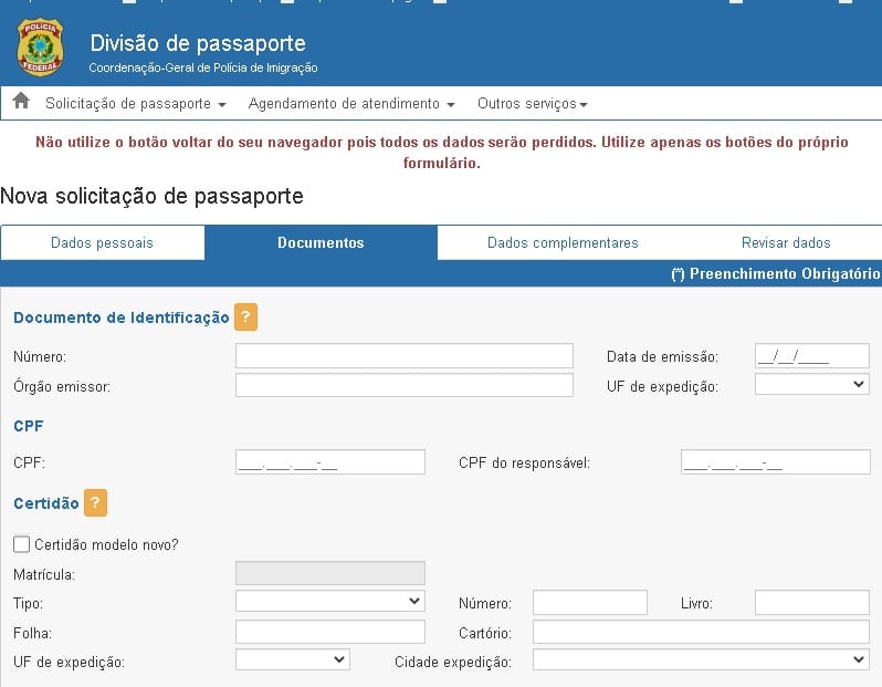 Como tirar passaporte pela primeira vez