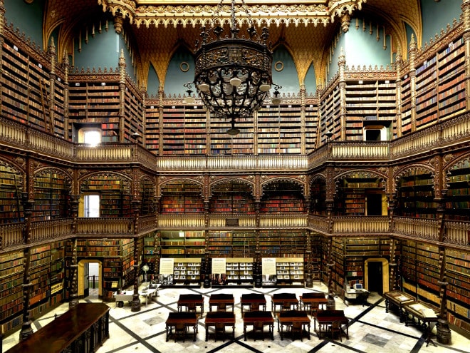 Real Gabinete Português de Leitura 
de graça no Rio de Janeiro