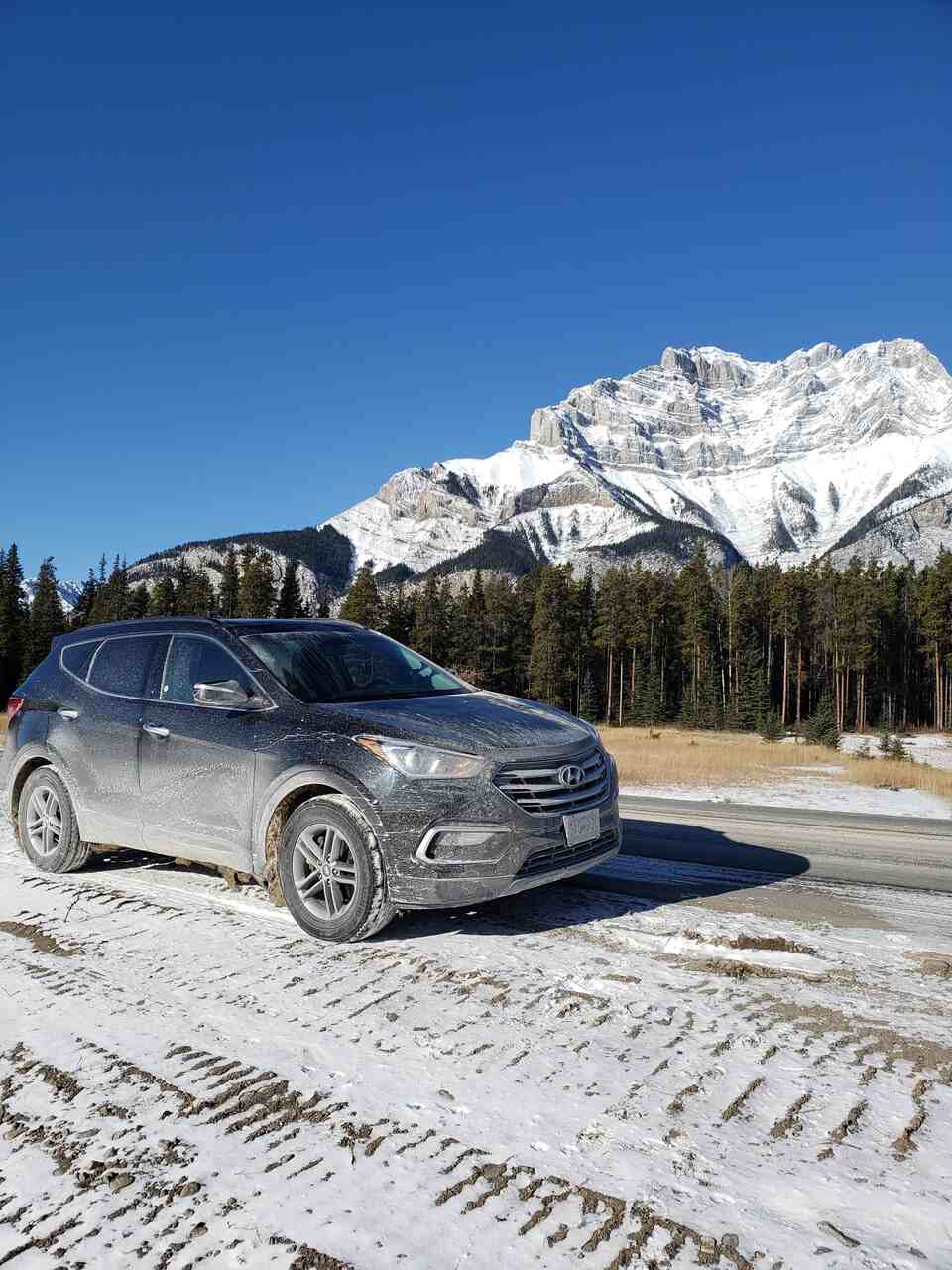 carro alugado em calgary para conhecer Banff