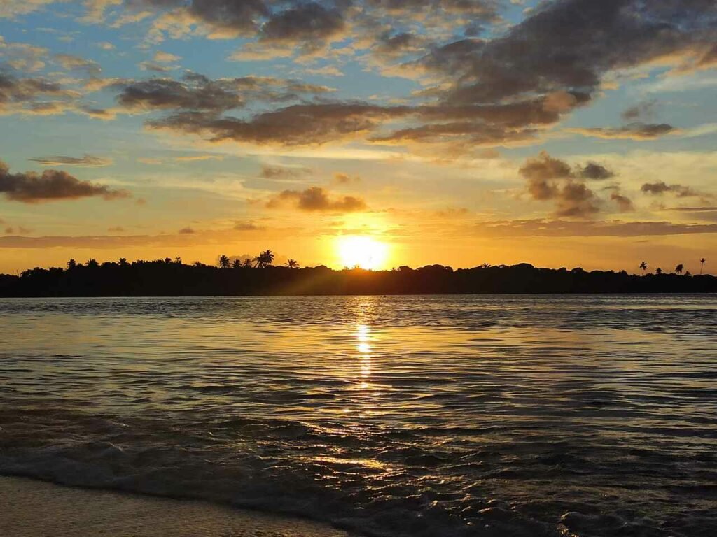 Pôr do sol em Boipeba