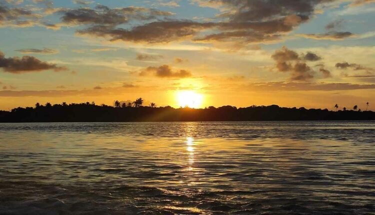 Pôr do sol em Boipeba